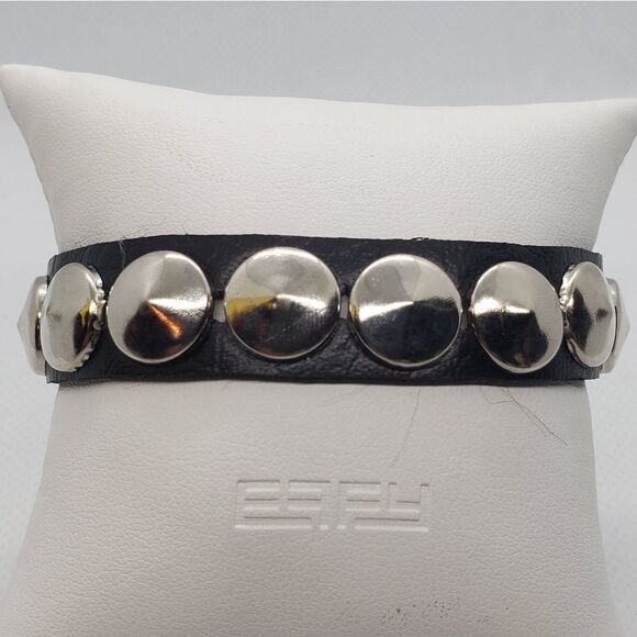 Yik Fung Black Studded Bracelet - Picture 1 of 6